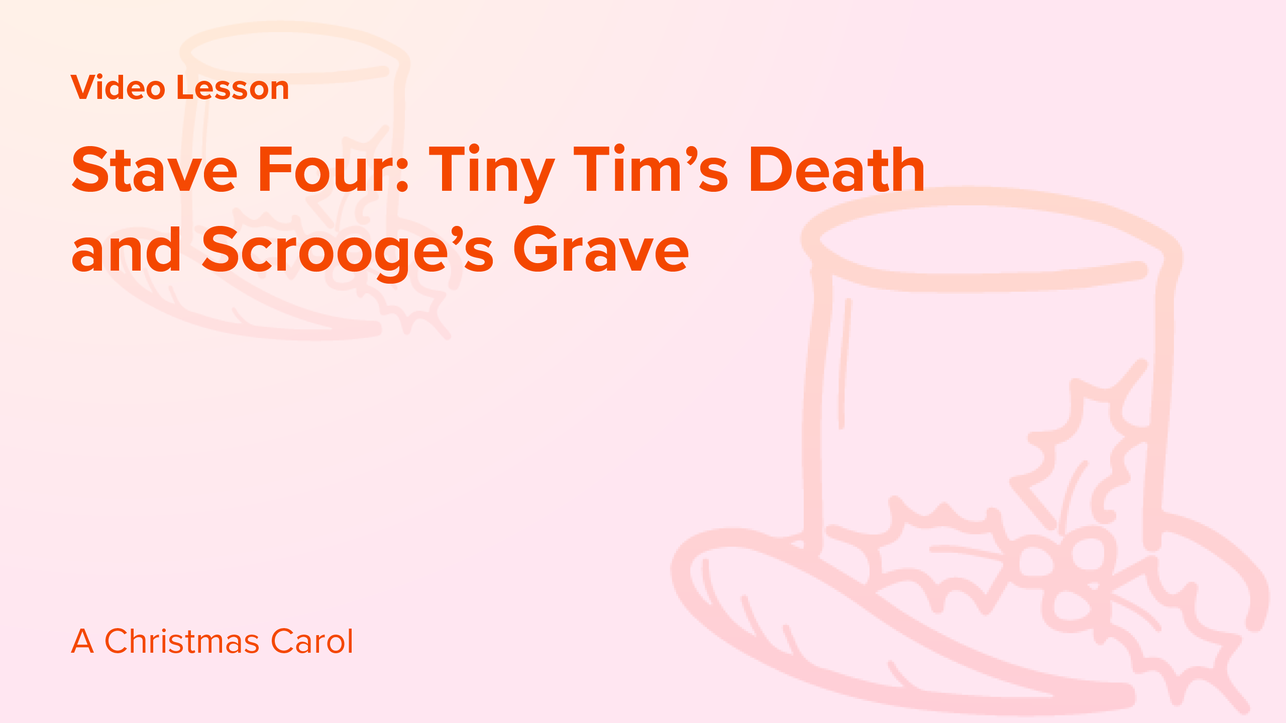 Stave Four Tiny Tim s Death And Scrooge s Grave CENTURY