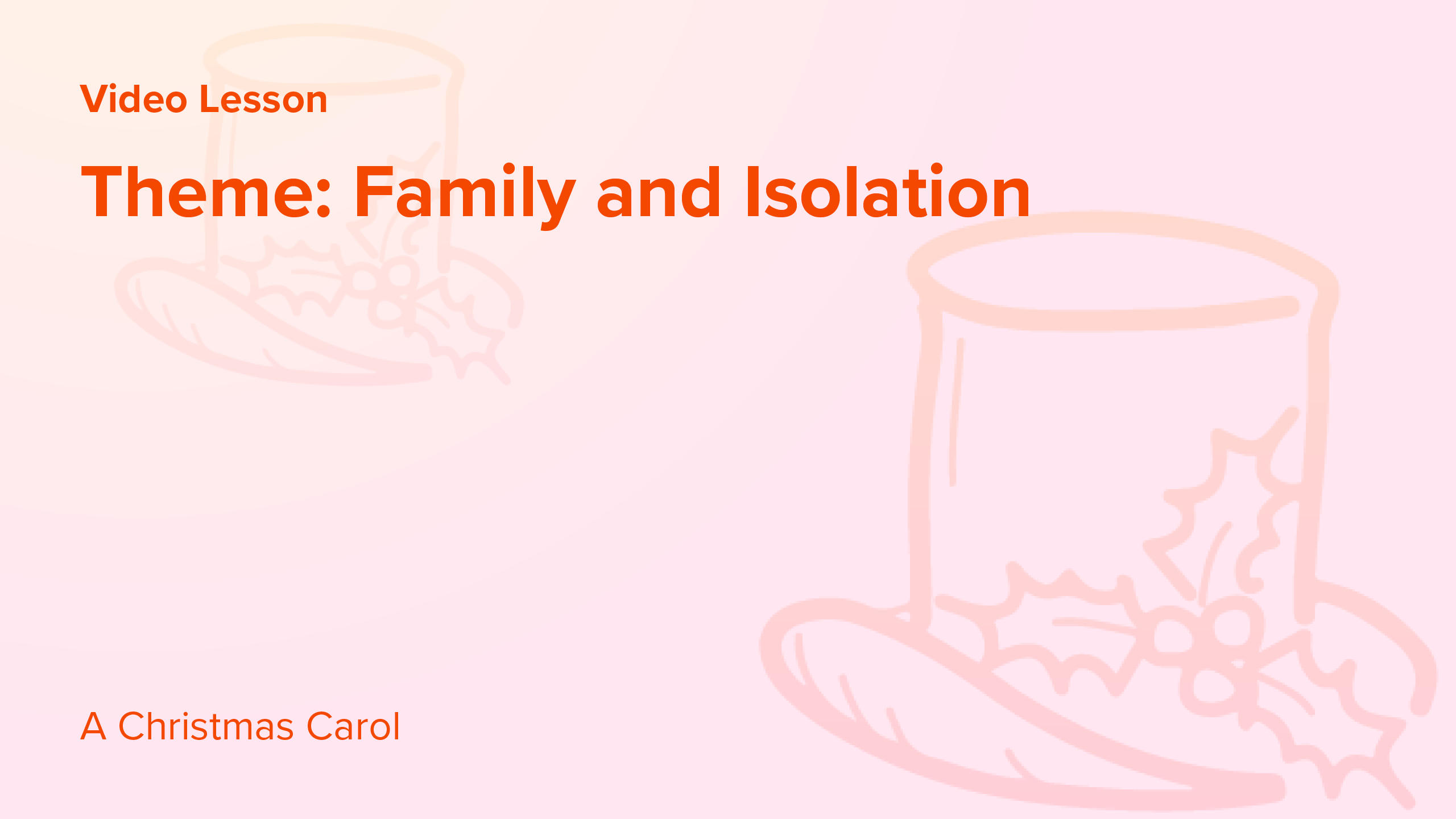 Theme: Family and Isolation - CENTURY