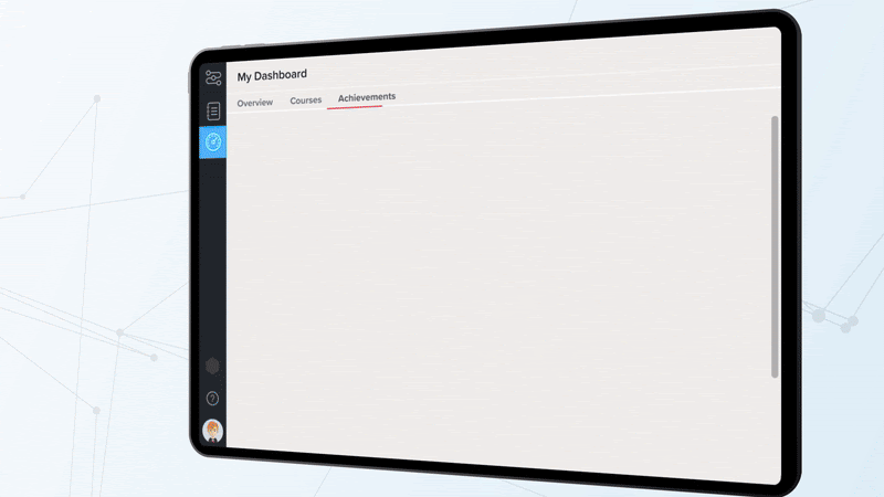 Gif of the Student Dashboard in CENTURY's AI powered teaching and learning platform populating with progress data