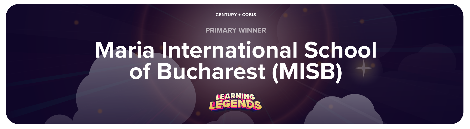 Primary Winner COBIS & CENTURY Learning Legends - Maria International School