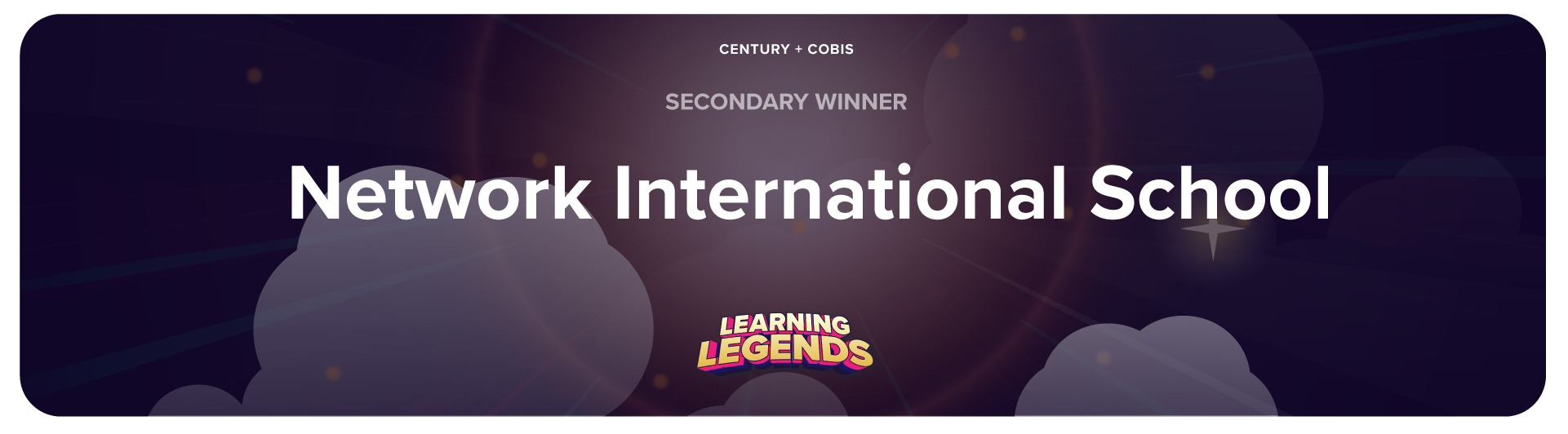 Secondary Winner COBIS & CENTURY Learning Legends - Network International School