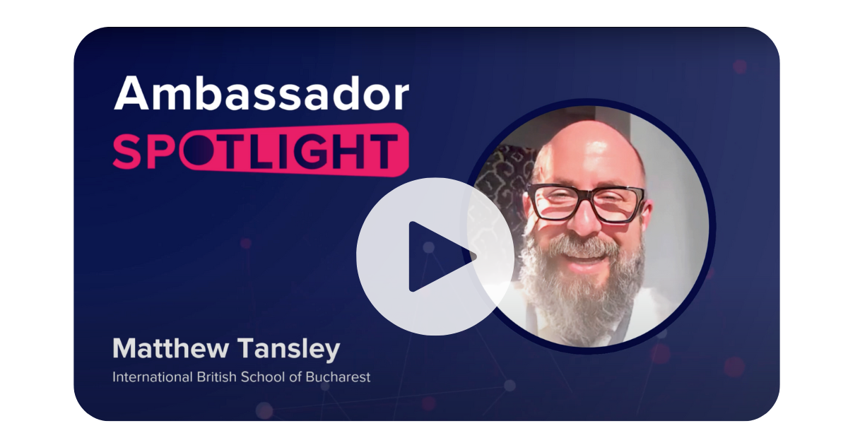 Matthew Tansley, a CENTURY Ambassador at International British School of Bucharest tells CENTURY how his school uses the AI-powered teaching and learning platform.