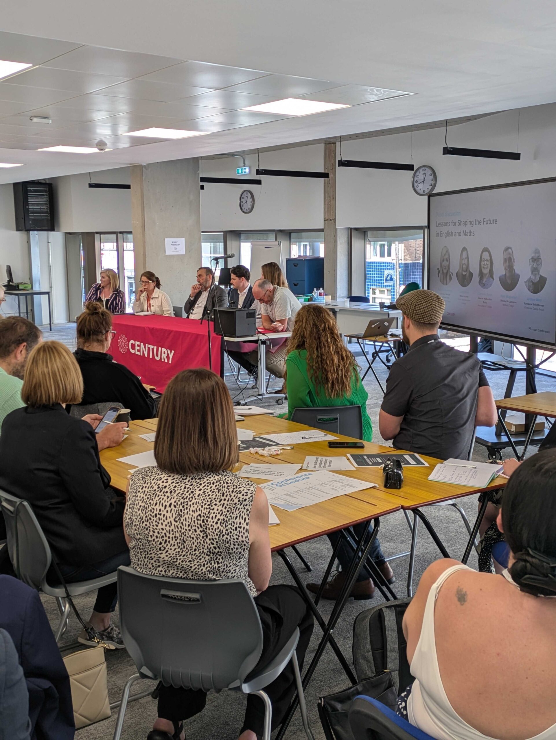 Panel discussion at the FE Focus Conference at Nottingham College in partnership with CENTURY Tech