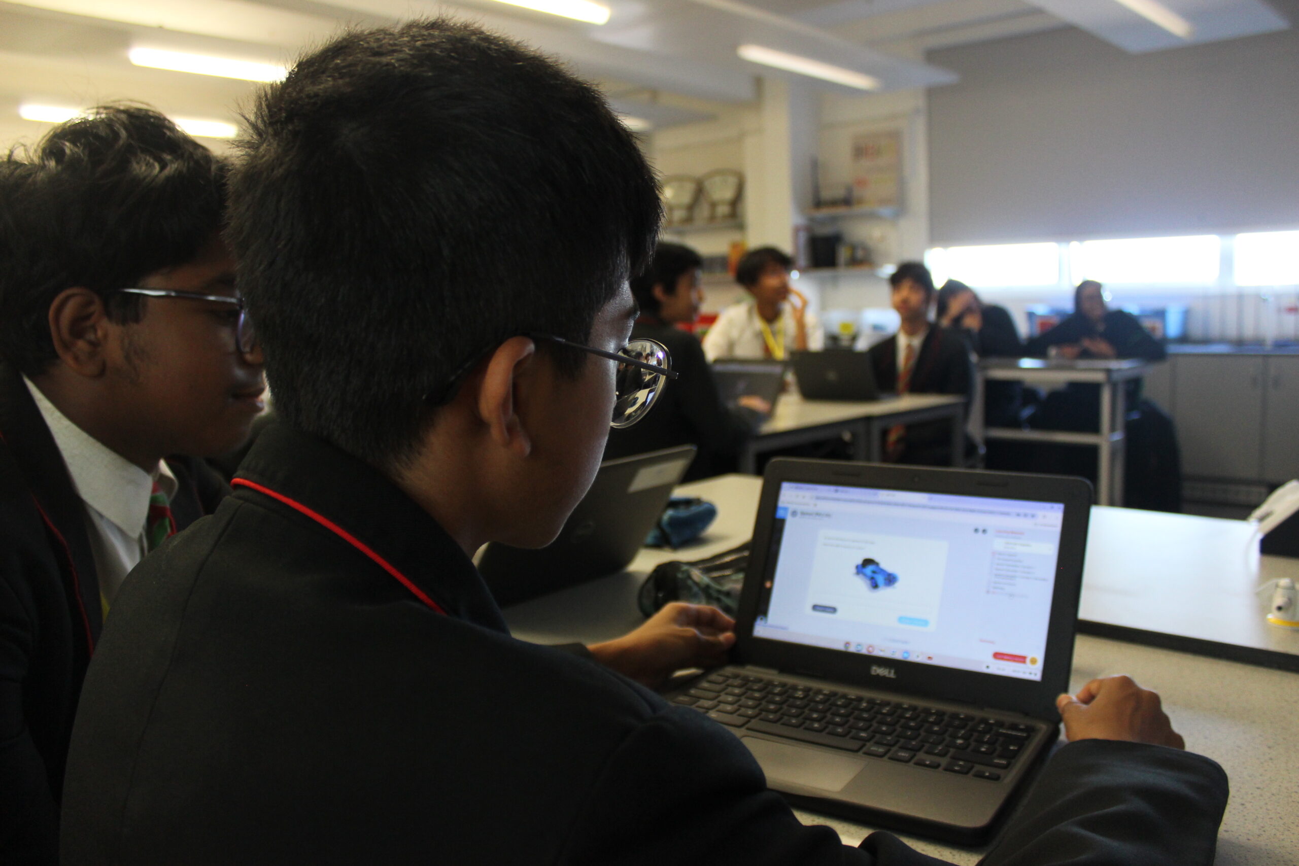 Student uses CENTURY - the AI-powered teaching, learning and assessment platform, at Little Ilford School